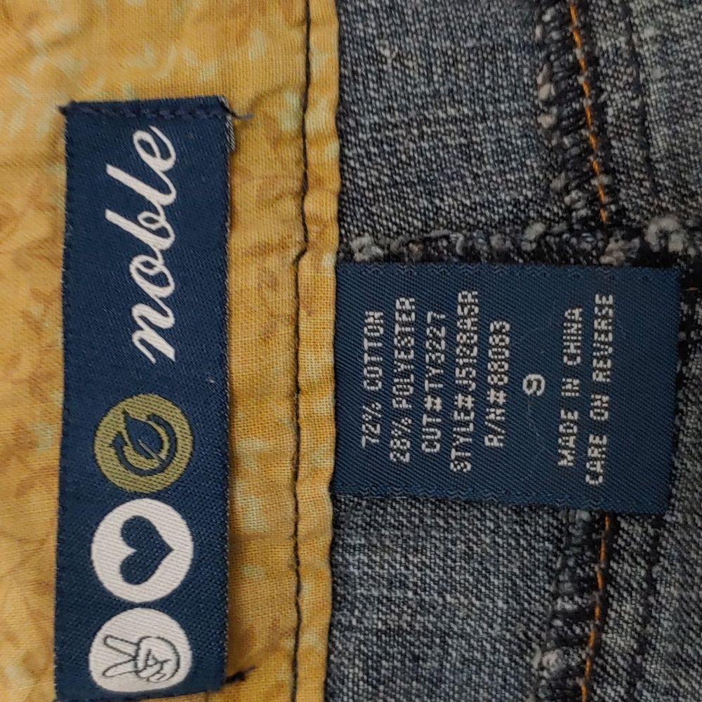 Women’s Denim Shorts in Blue - Casual Distressed Cutoff - Picture 9 of 10